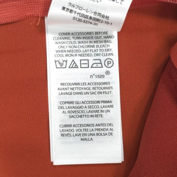 NWT POLO RALPH LAUREN 100% Silk Charmeuse Straight‎ Dress Pants Satin Size 00 - Picture 15 of 16